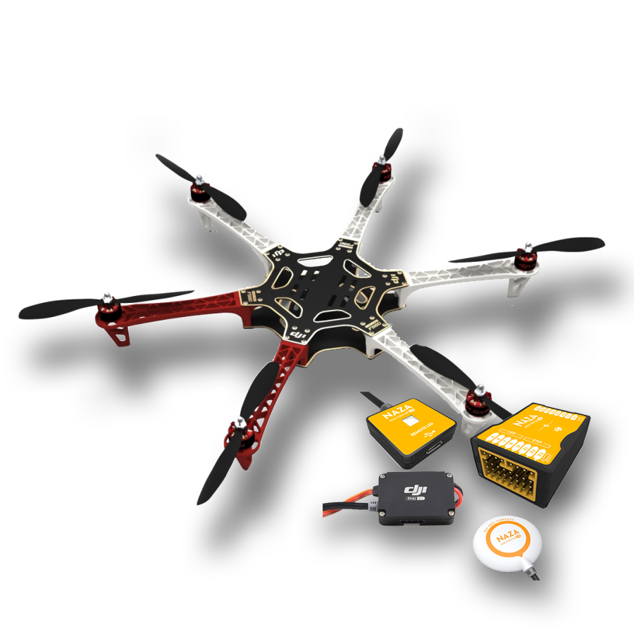 DJI FLAMEWHEEL F550 incl NAZA V2 & GPS